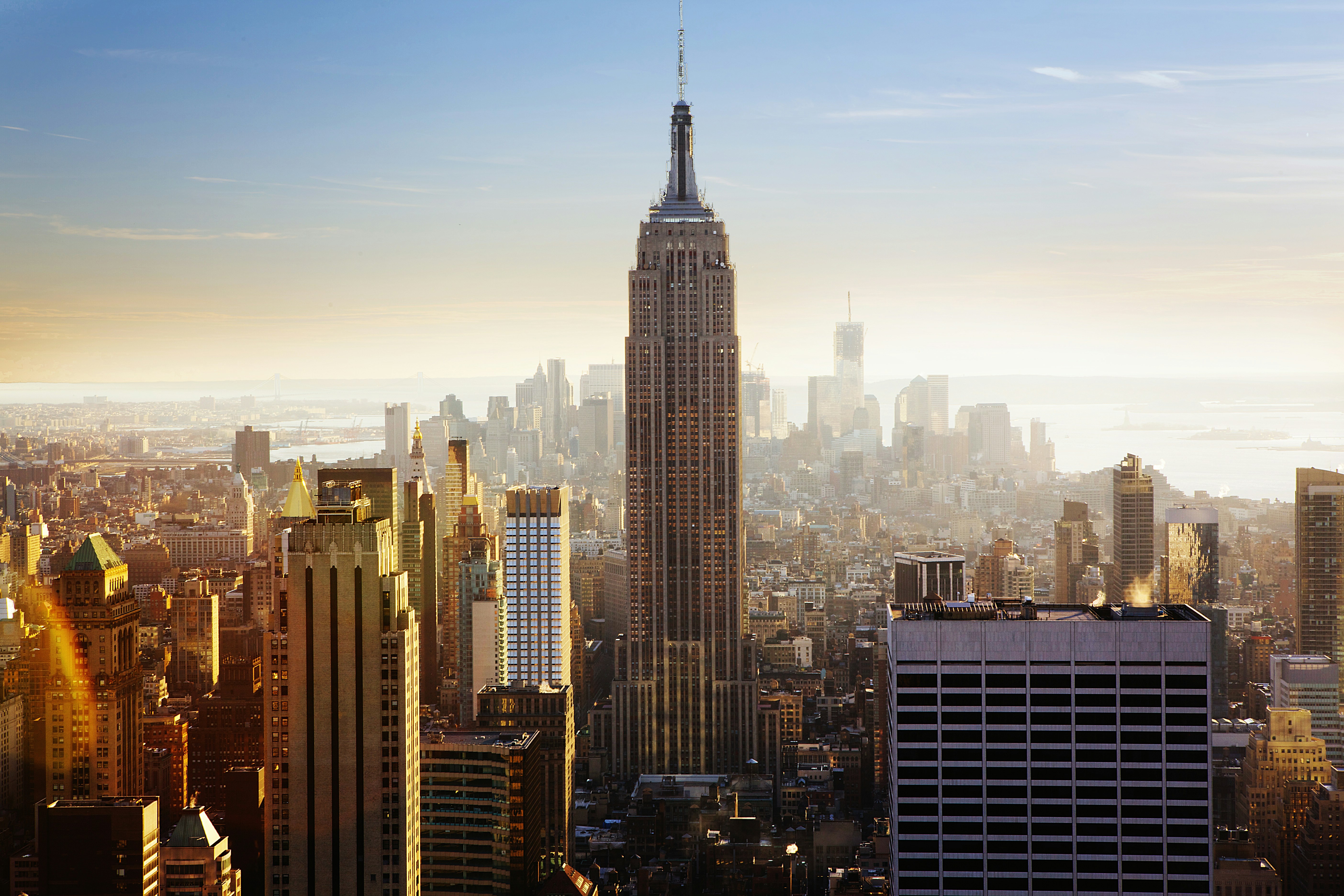New York City skyline with Empire State Building